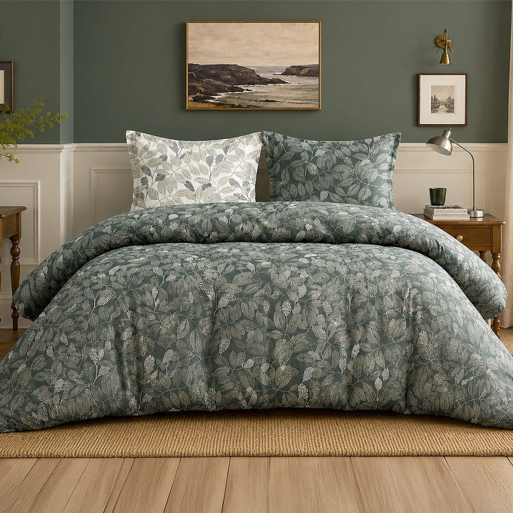 Parure de lit Bâton Rouge percale de coton 71 fils EMERIDE