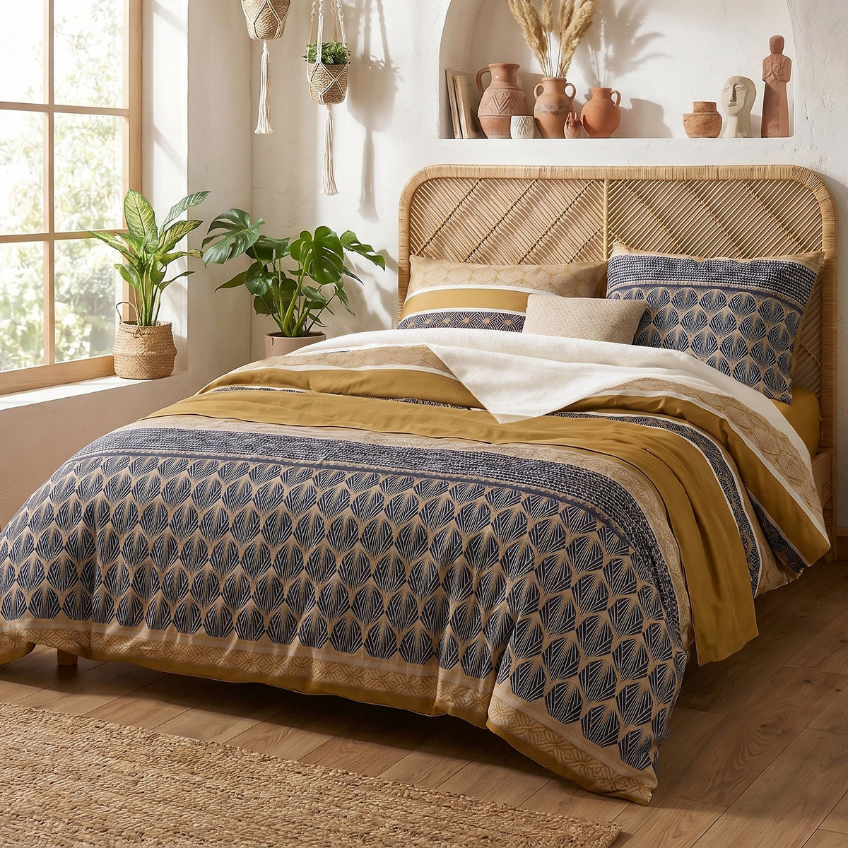Parure de lit 100% coton 57 fils CELORN, vue 3