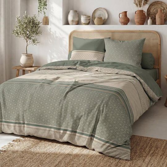 Parure de lit 100% coton 57 fils CYLUS, vue 2