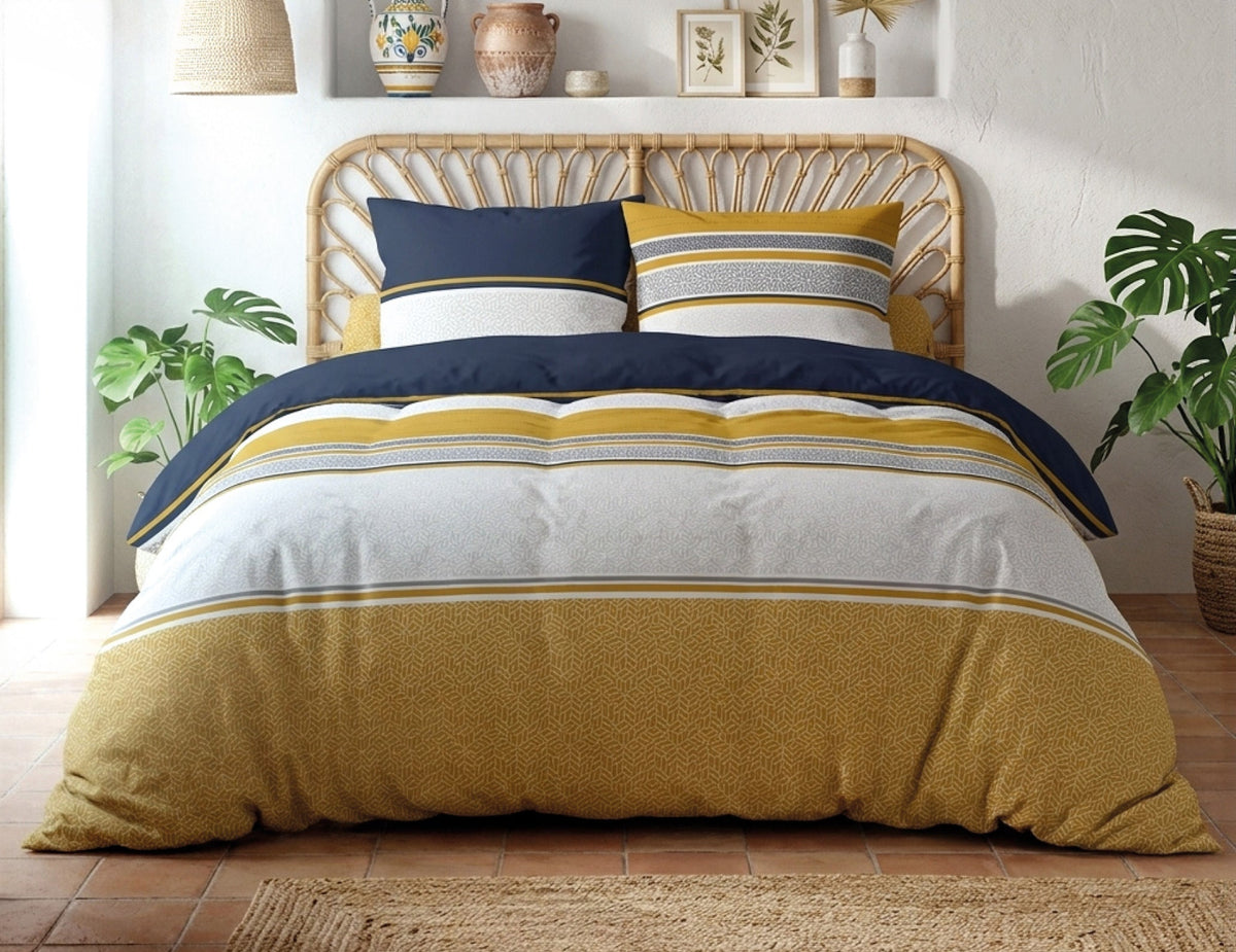 Parure de lit 100% coton 57 fils JAISAÏ