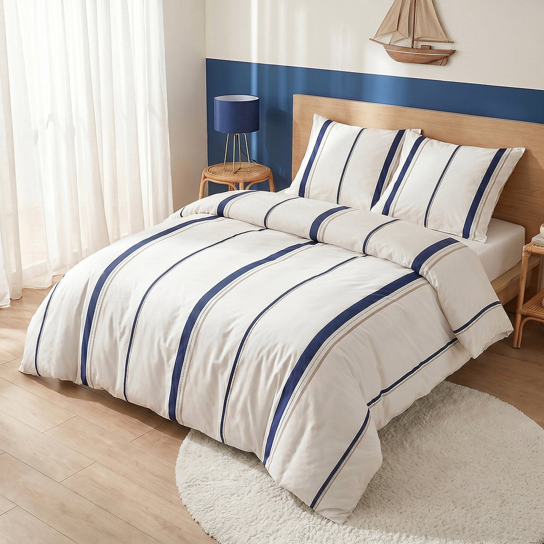 Parure de lit 100% coton 57 fils LORD, vue 2