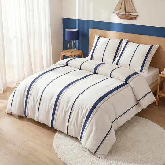 Parure de lit 100% coton 57 fils LORD, vue 2