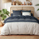 Parure de lit 100% coton 57 fils ANDY