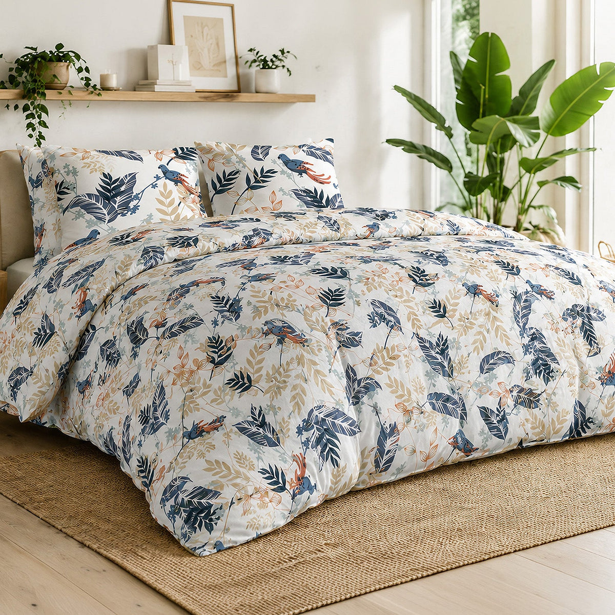 Parure de lit percale de coton 71 fils OIZEL, vue 2