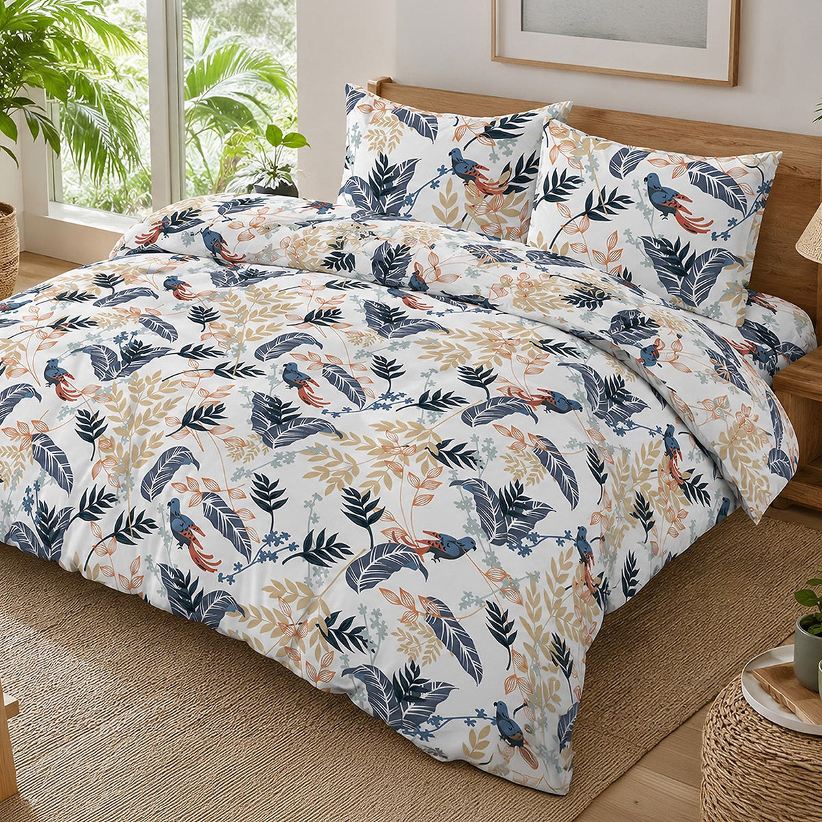 Parure de lit percale de coton 71 fils OIZEL, vue 4