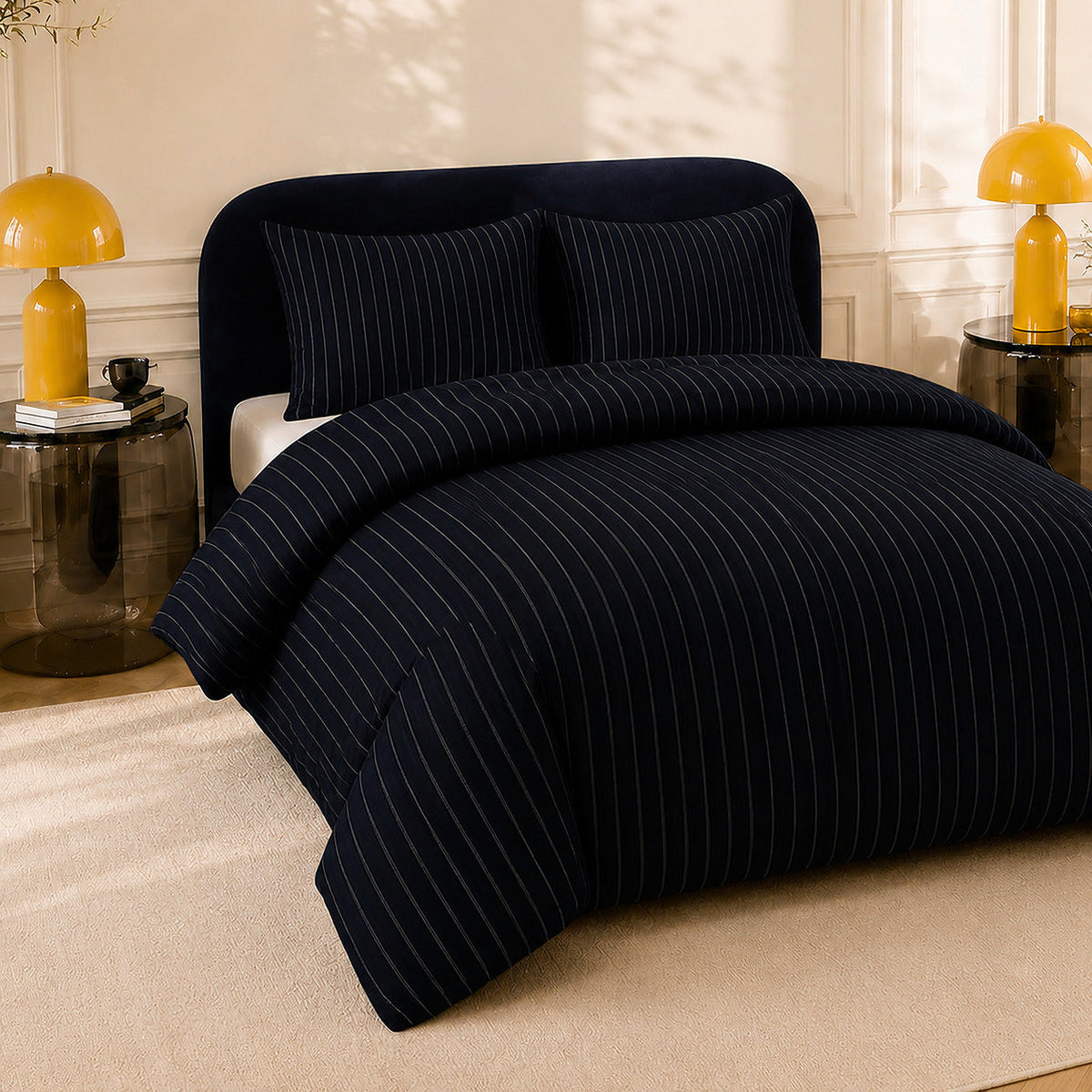 Parure de lit percale de coton 71 fils LOYD, vue 2