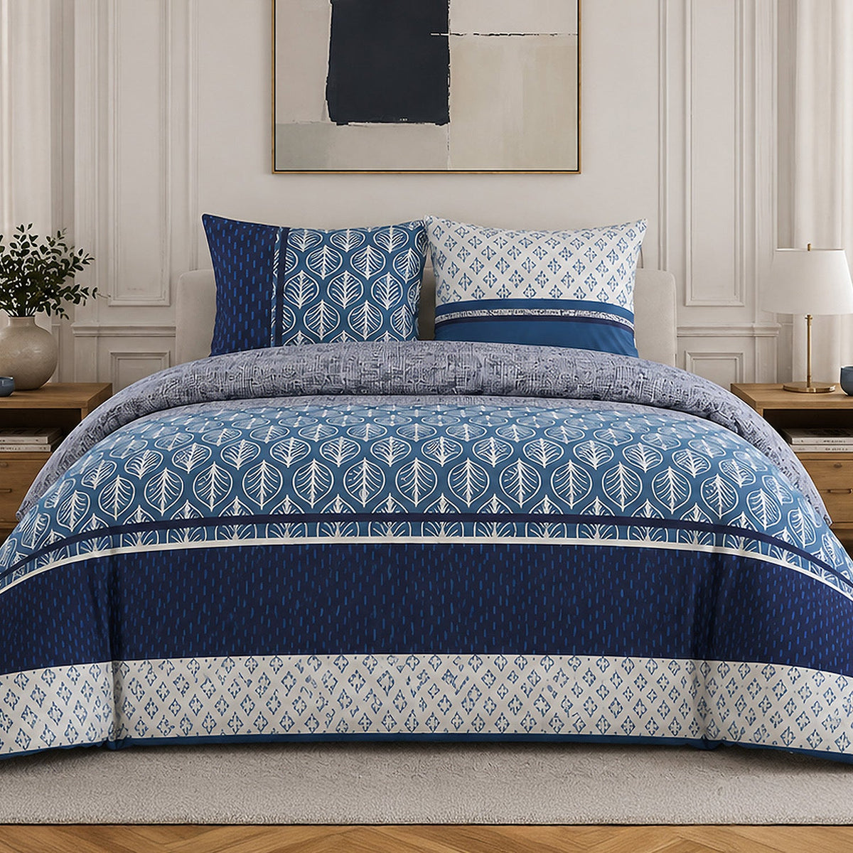 Parure de lit percale de coton 71 fils TOMY