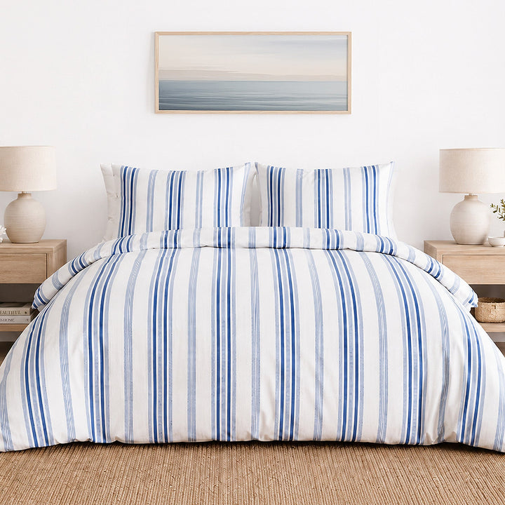Parure de lit Bâton Rouge percale de coton 71 fils MAT