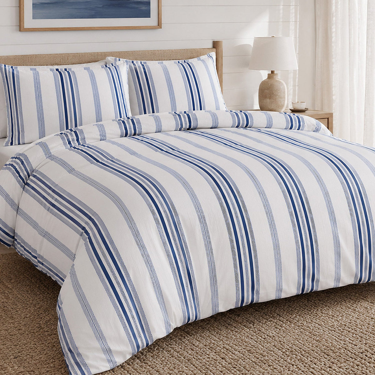 Parure de lit percale de coton 71 fils MAT, vue 2