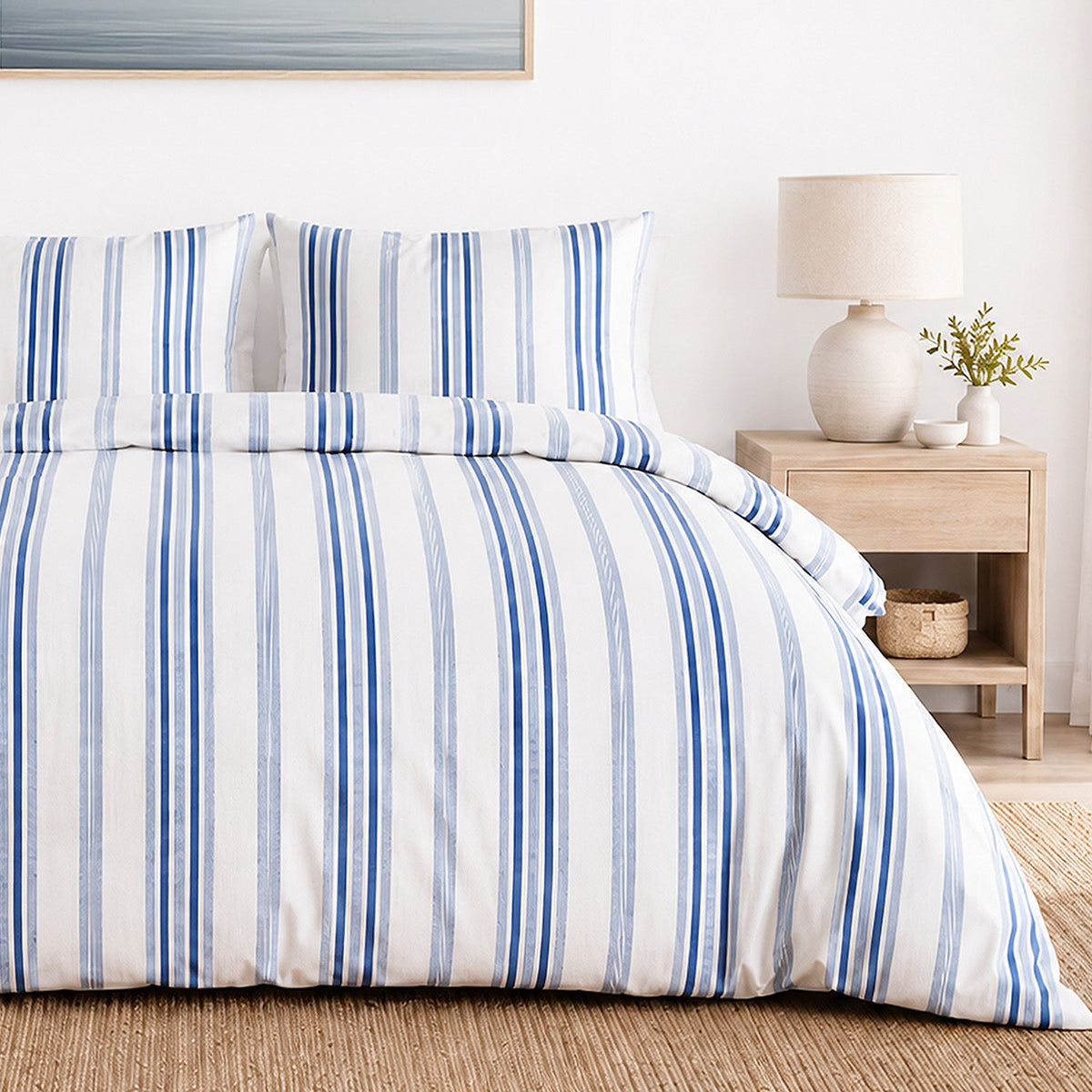 Parure de lit percale de coton 71 fils MAT, vue 3