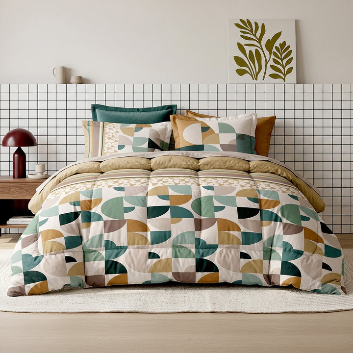 Parure de lit Bâton Rouge 100 % coton 57 fils HELYA