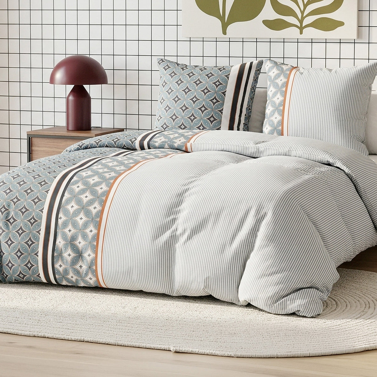 Parure de lit 100% coton 57 fils ARABIA, vue 3