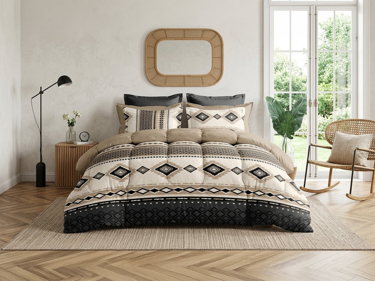 Parure de lit 100% coton 57 fils TROIKA