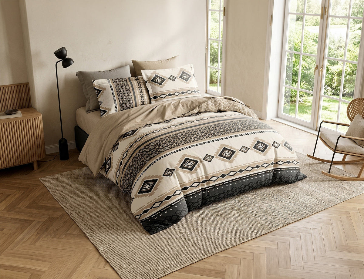 Parure de lit 100% coton 57 fils TROIKA, vue 3
