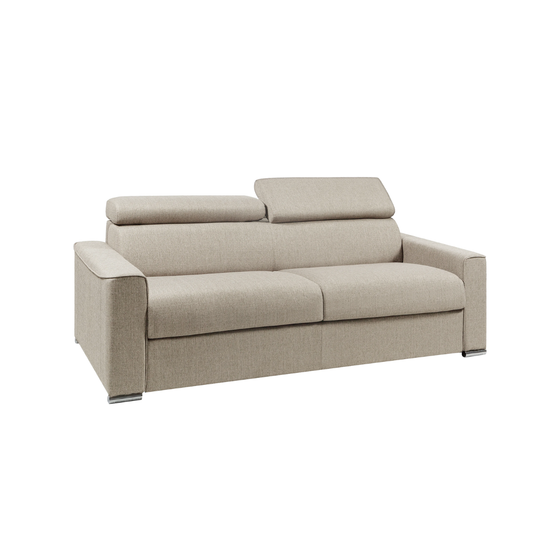 Canapé convertible VIZIR tissu beige
