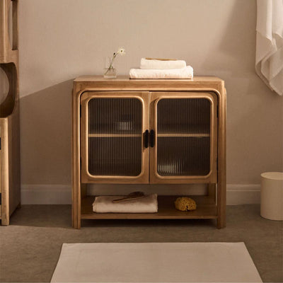 Meuble de Salle de Bain SKLUM en bois d'Acacia MASSILIA