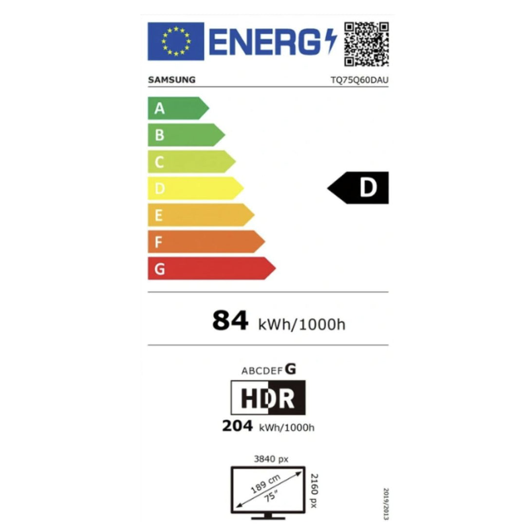TV Samsung 4K 75Q60D 75" (190 cm)