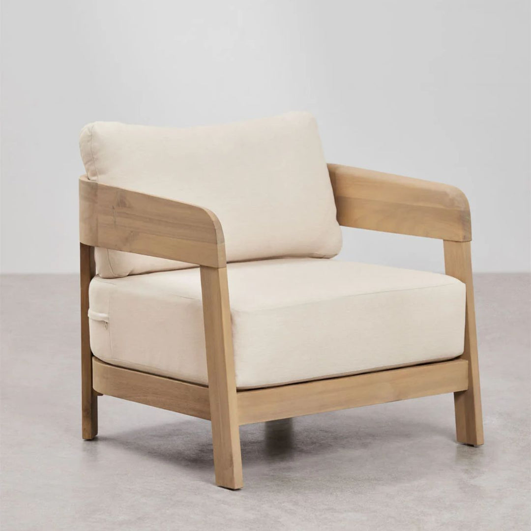 Fauteuil SKLUM ULENO en bois d'Acacia Marron