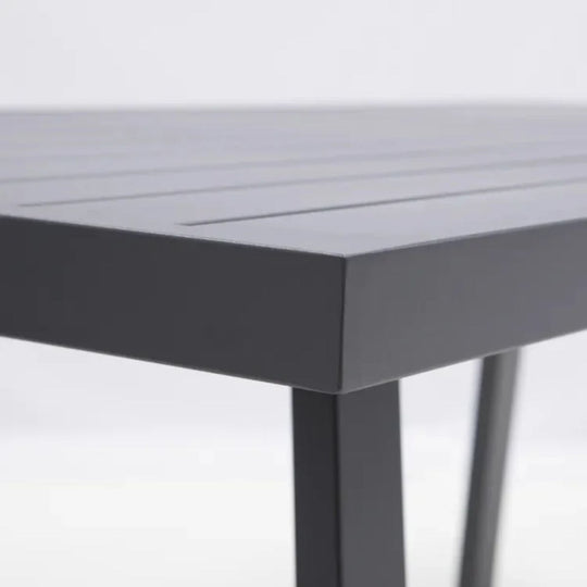 Salon d'angle en aluminium anthracite 10 personnes Naxos II NATERIAL Leroy Merlin