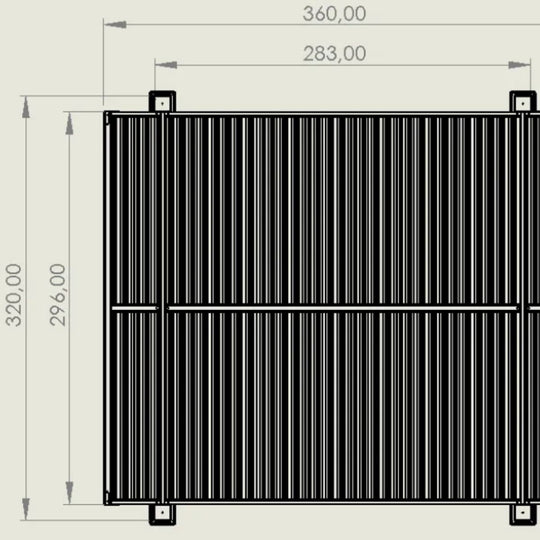 Pergola Bioclimatique Leroy Merlin 11,52m² – Gris Anthracite