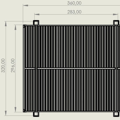 Pergola Bioclimatique Leroy Merlin 11,52m² – Gris Anthracite