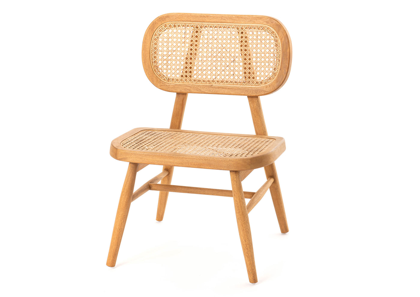 Lot de 4 chaises en cannage ELLIOT