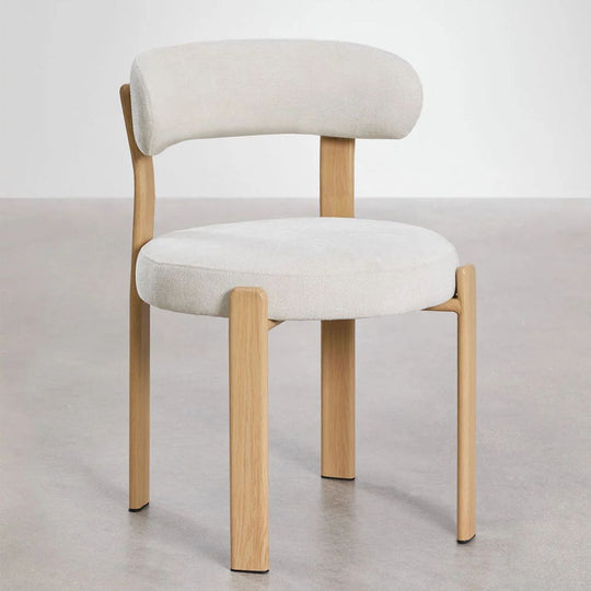 Lot de 2 chaises SKLUM de salle à manger en tissu chenille Jolie