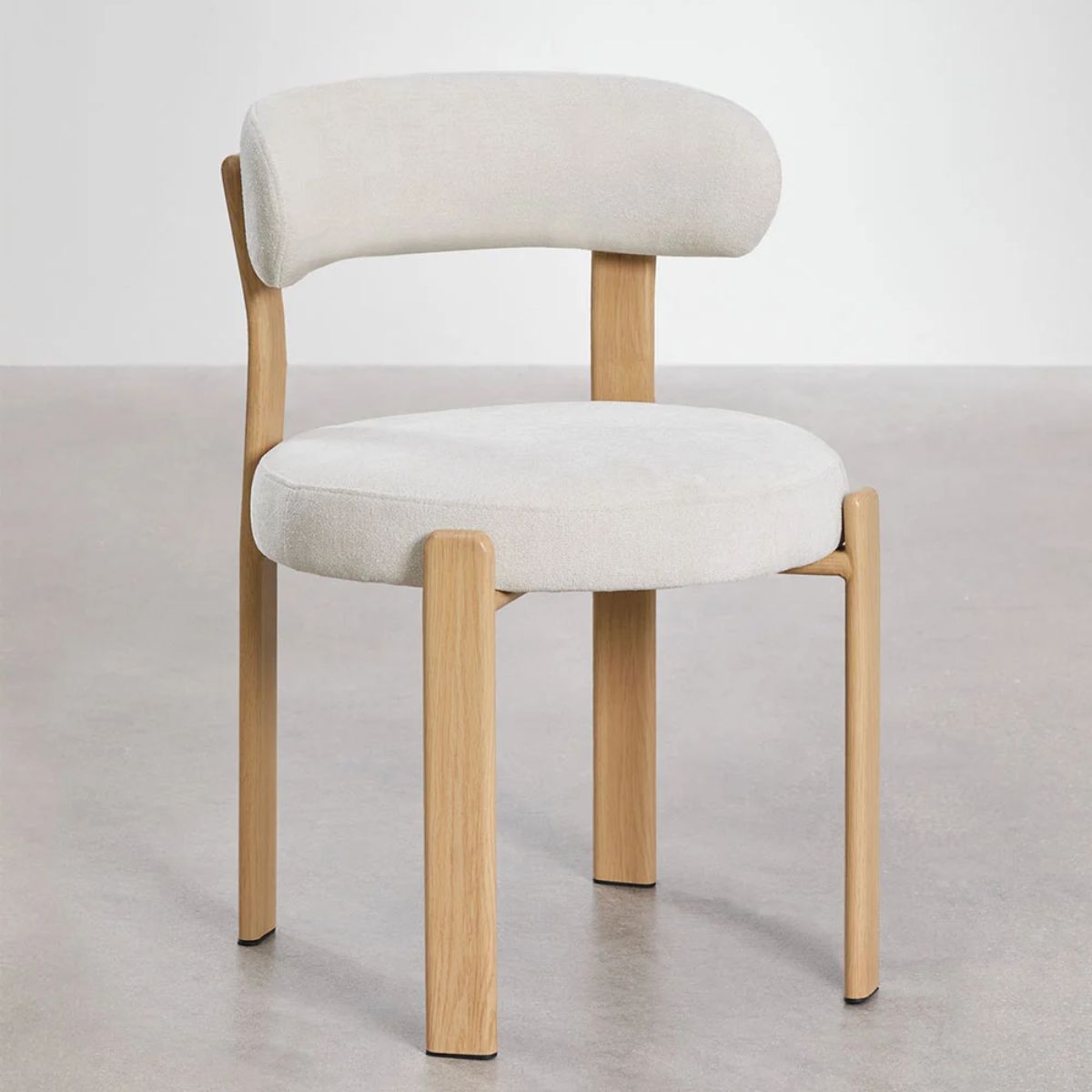 Lot de 2 chaises SKLUM de salle à manger en tissu chenille Jolie