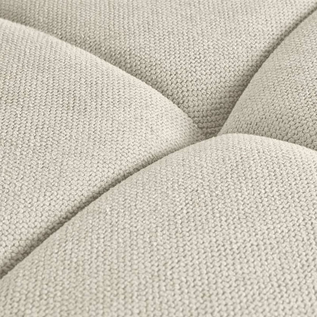 Canapé droit BEST MOBILIER Ray 3 places en tissu texturé beige
