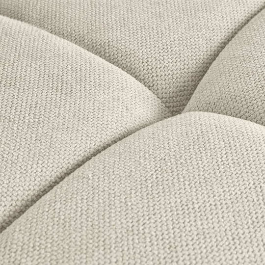 Canapé droit BEST MOBILIER Ray 3 places en tissu texturé beige