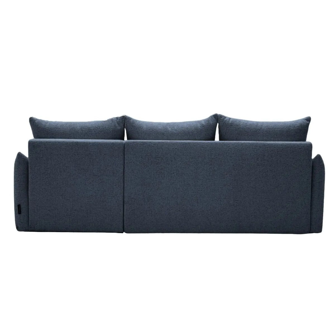 Canapé d’angle convertible et reversible CELINE Bleu 4 places – Casanova Paris