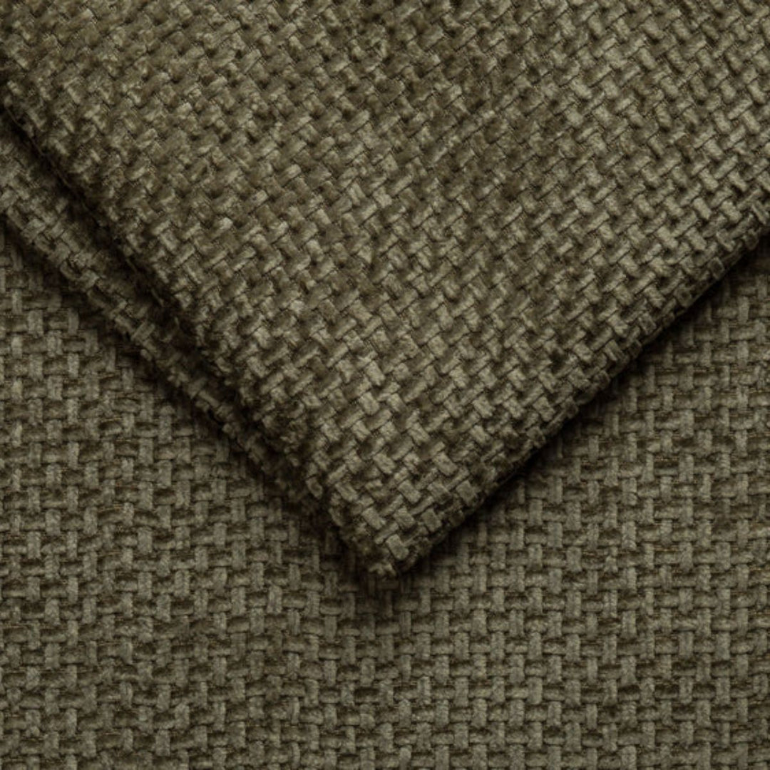 Canapé MICADONI Molino 3 places en tissu chenille vert