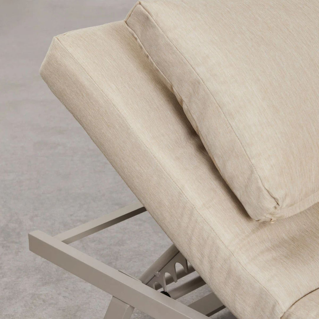 Canapé de jardin SKLUM Libanc 3 places inclinable Beige