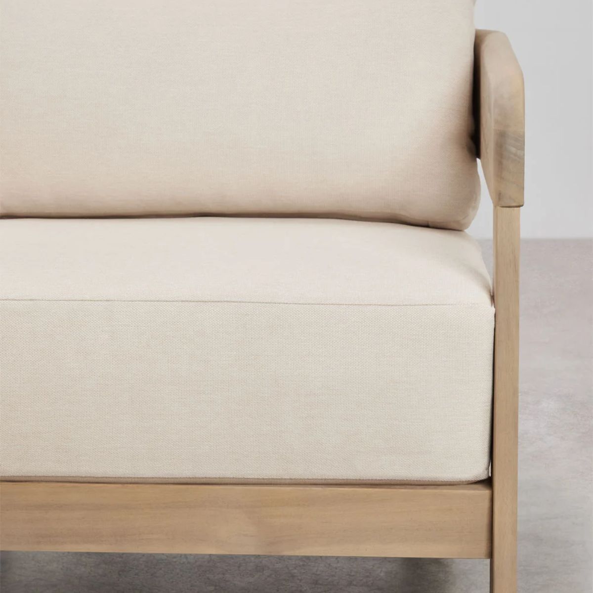 Canapé de jardin SKLUM 3 places en bois d'Acacia Marron Clair