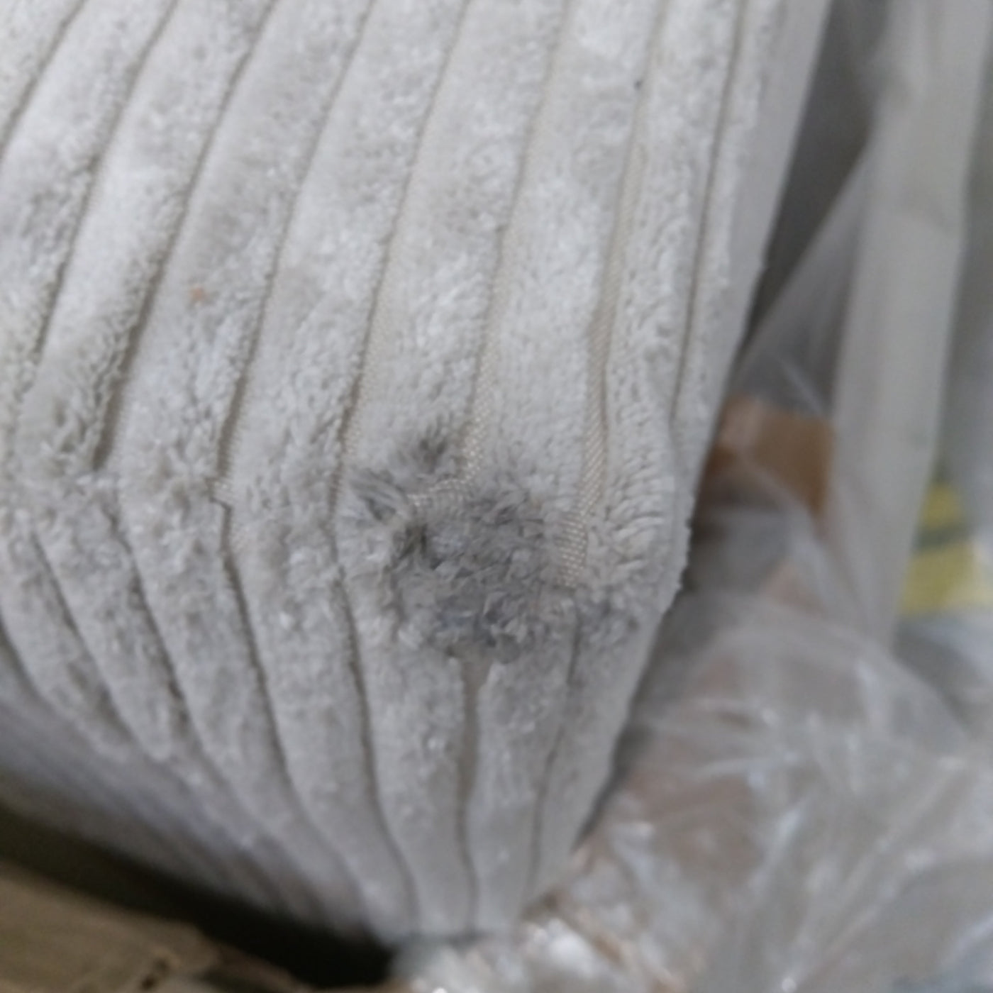 Canapé convertible BEST MOBILIER Topaze 3 places avec coffre en velours côtelé beige