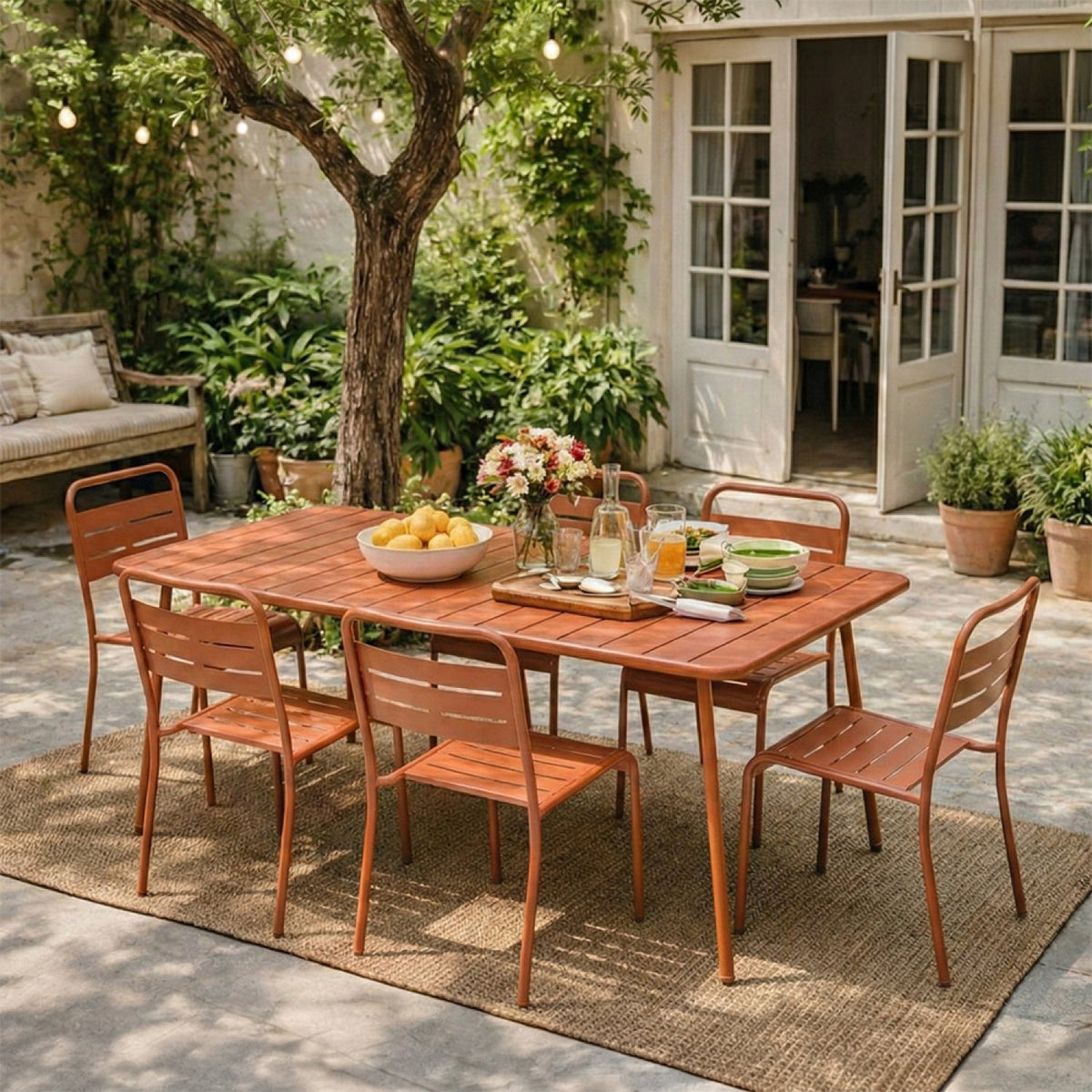 table-acier-terracotta-6-8-places-exterieur-bergame-ambiance-4-concept-usine