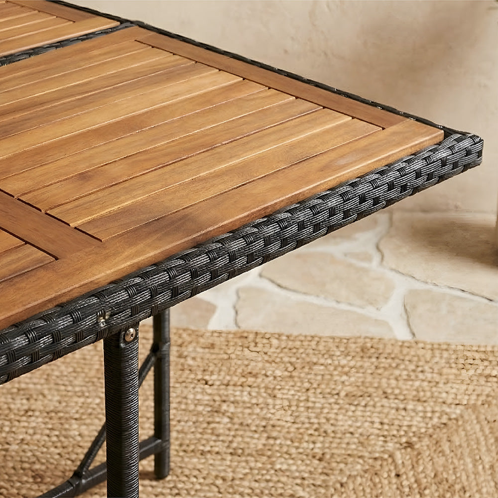 salon-jardin-encastrable-10-places-resine-tressee-noir et gris-toledo-table-concept-usine