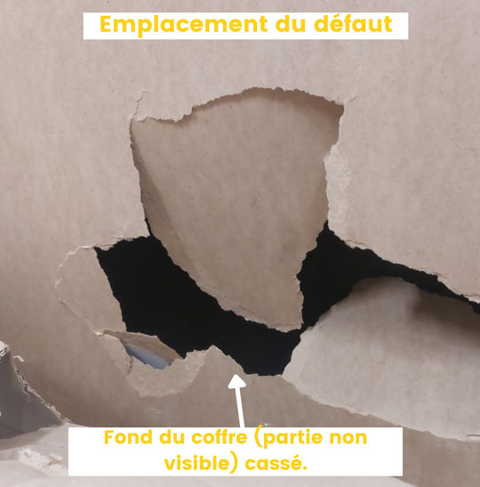 Canapé d'angle droit convertible 5 places en velours beige Pablo - Défaut