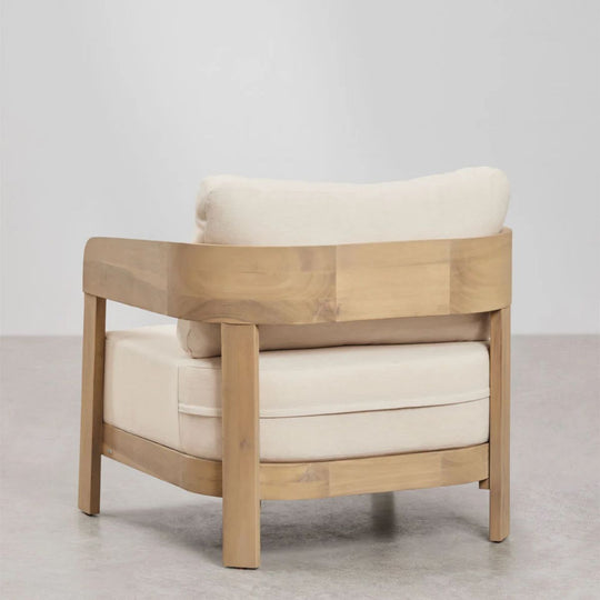 Fauteuil SKLUM ULENO en bois d'Acacia Marron