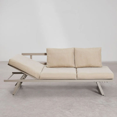 Canapé de jardin SKLUM Libanc 3 places inclinable Beige