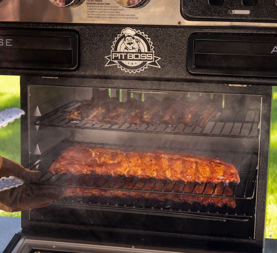 Barbecue Combo Pit Boss Memphis Ultimate 2.0 Gaz, Charbon & Fumoir Électrique