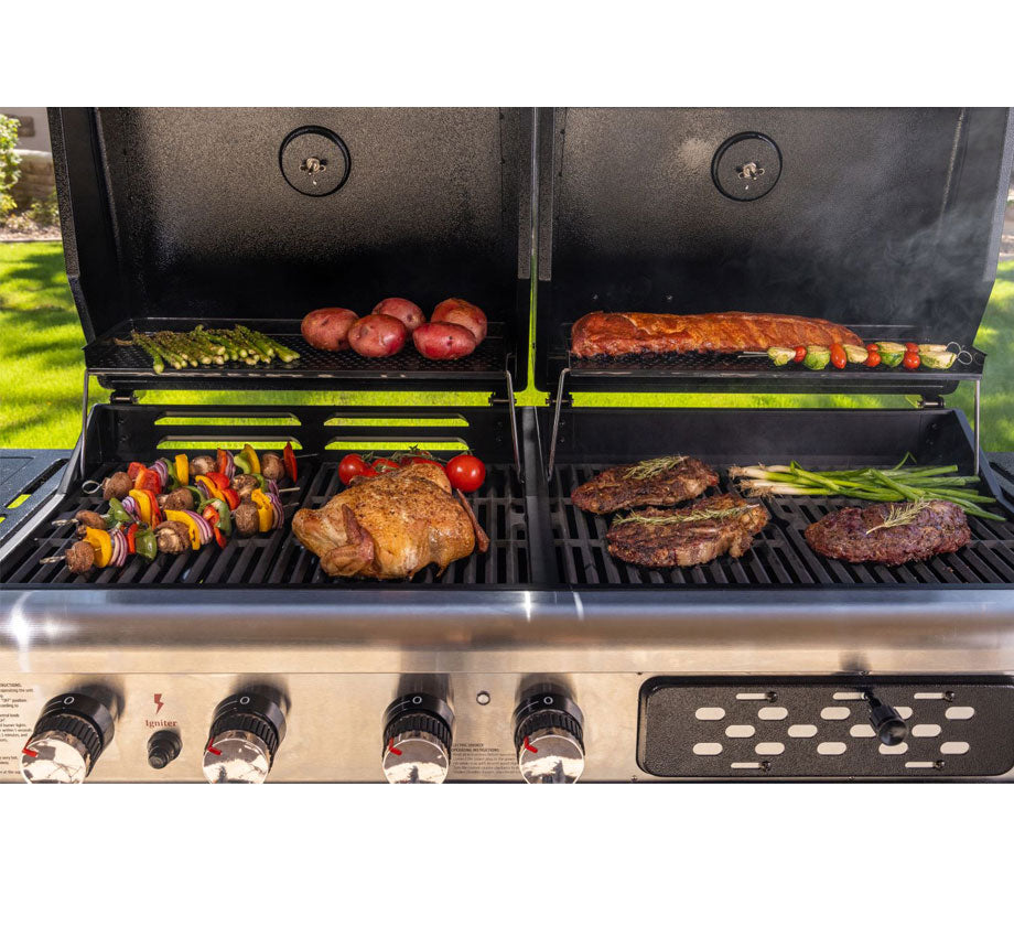 Barbecue Combo Pit Boss Memphis Ultimate 2.0 Gaz, Charbon & Fumoir Électrique