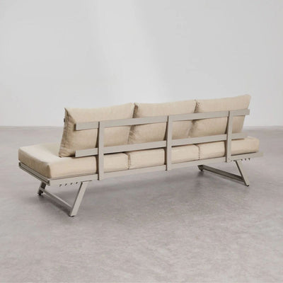 Canapé de jardin SKLUM Libanc 3 places inclinable Beige