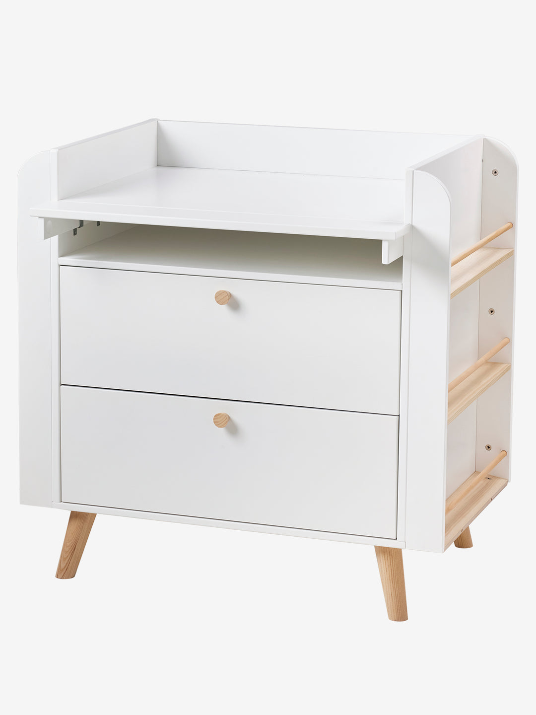 Commode à langer VERTBAUDET Confetti blanc