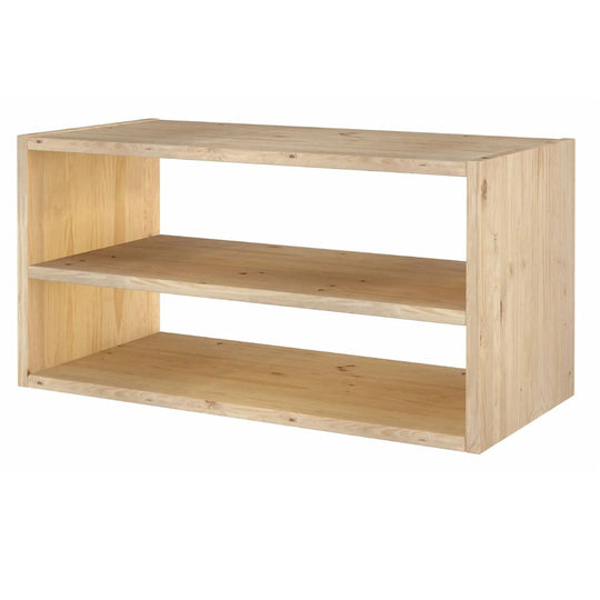 CAMIF- Etagère bois massif 2 cases horizontales Elio