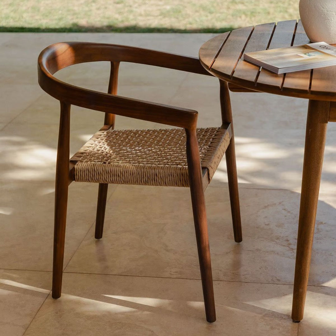 Lot de 2 chaises SKLUM de jardin en bois de teck Visby