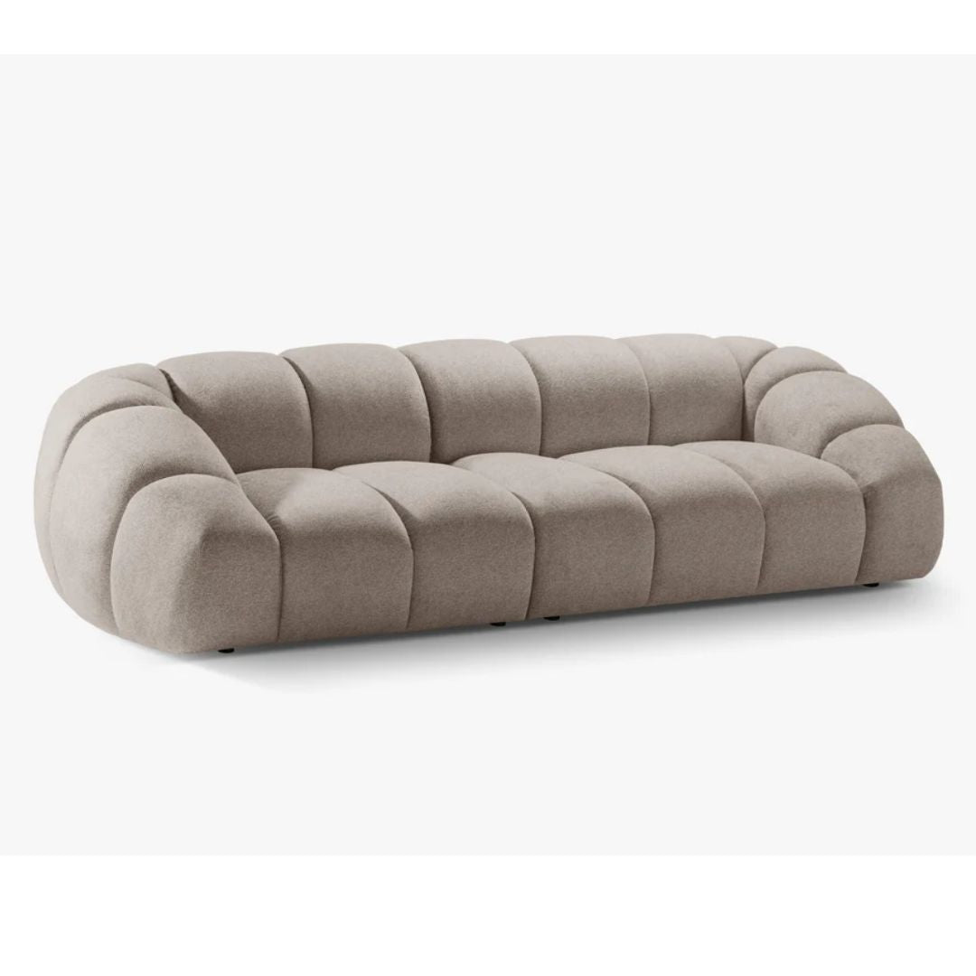 Canapé 4 places MICADONI Diana beige foncé
