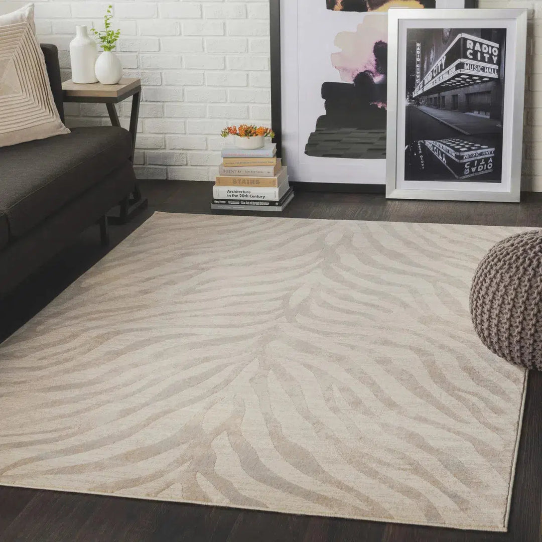 Tapis scandinave Zébré Cybele
