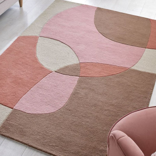 Tapis en laine Radiance Terracotta