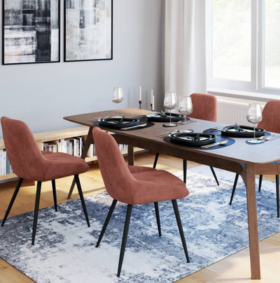 Lot de 2 chaises Olivia terracotta